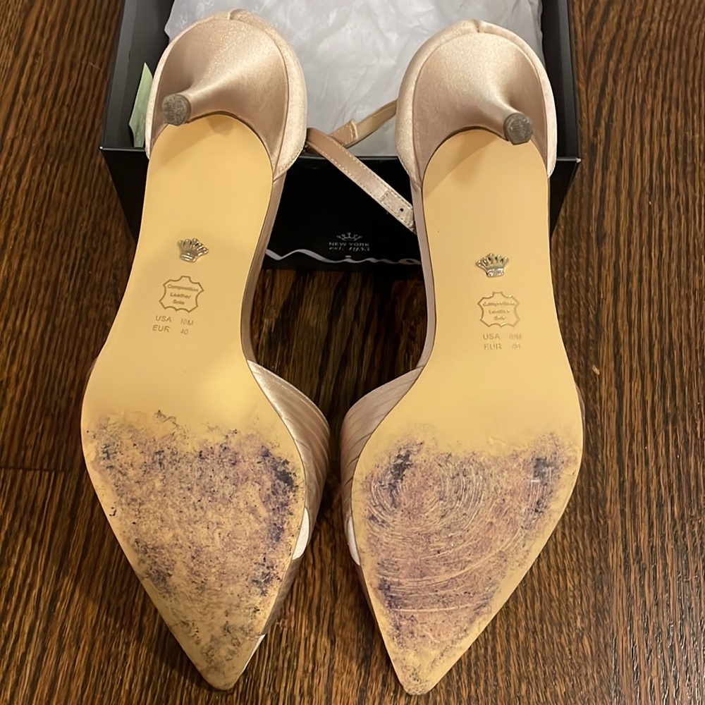 Beautiful low heel Nina shoes great for wedding dress size 10 - Picture 4 of 5